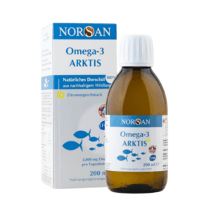 Norsan Omega-3 Arktis Tőkehalmáj olaj 200ml, Citrom ízű